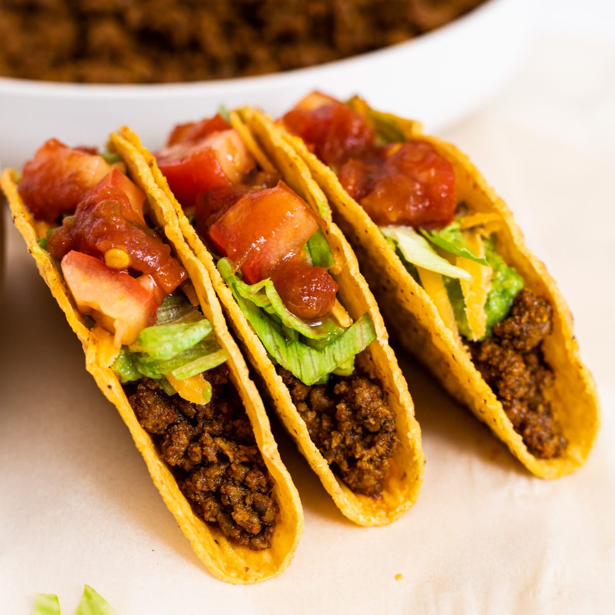 High-protein taco bowl